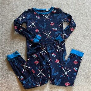 Tucker + Tate Navy and Red Ski Print Pajama Set